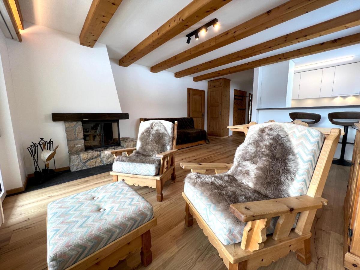 Cosy Apartment Facing Piz Rosatsch St. Moritz Luaran gambar